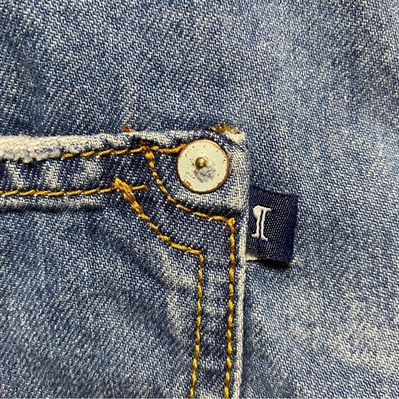 PILCRO Shorts Women’s Size 25 Blue denim Mid Rise Short Shorts - Picture 8 of 14
